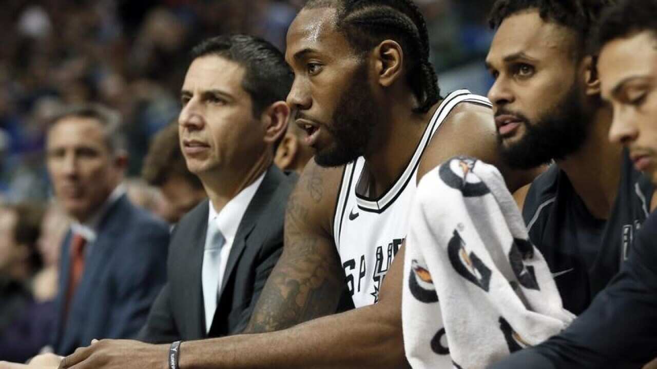 San Antonio Spurs' Kawhi Leonard
