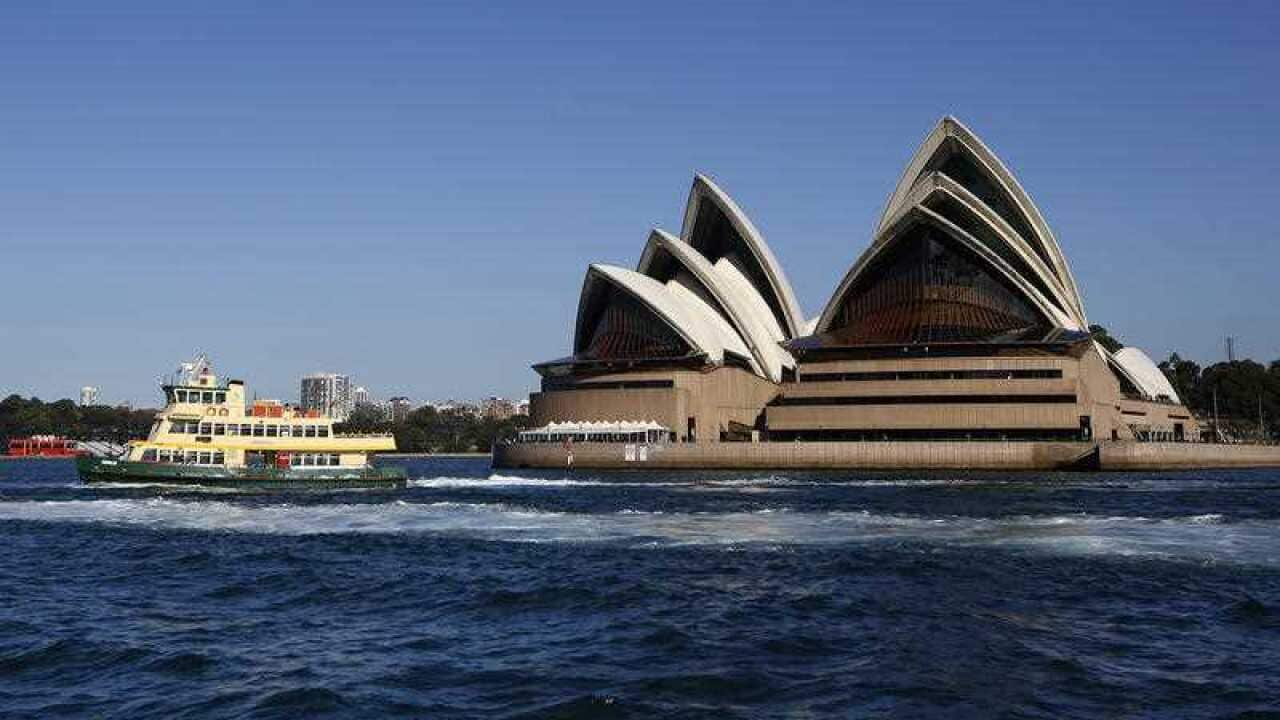 The Sydney Opera House.