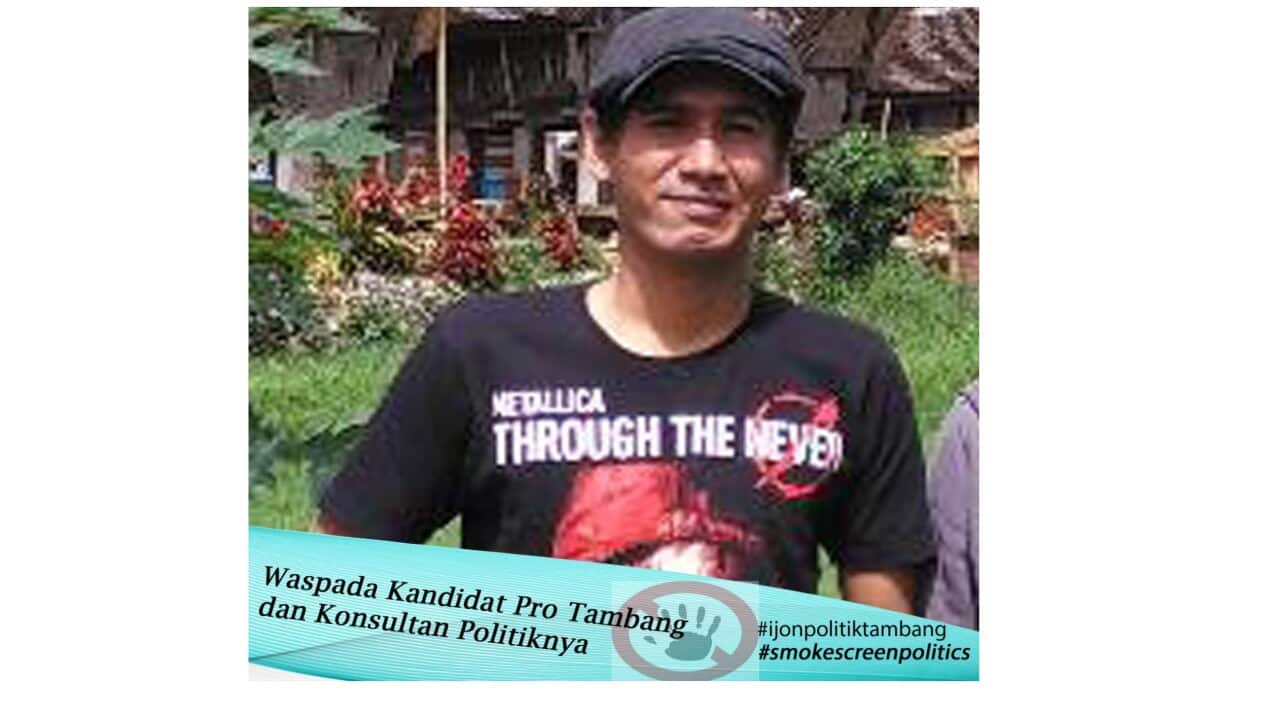 Pradarma Rupang from Mining Advocate Network - Jaringan Advokasi Tambang (Jatam) Kalimantan Timur
