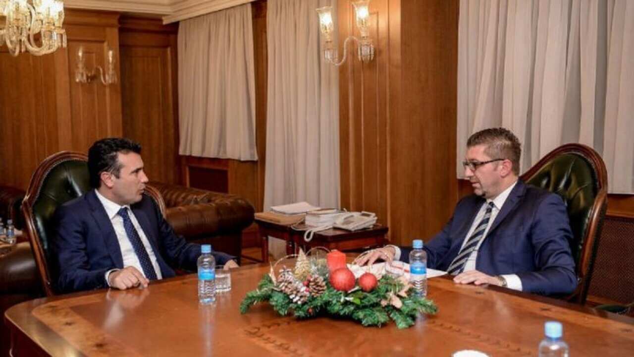 Зоран Заев и Христијан Мицкоски