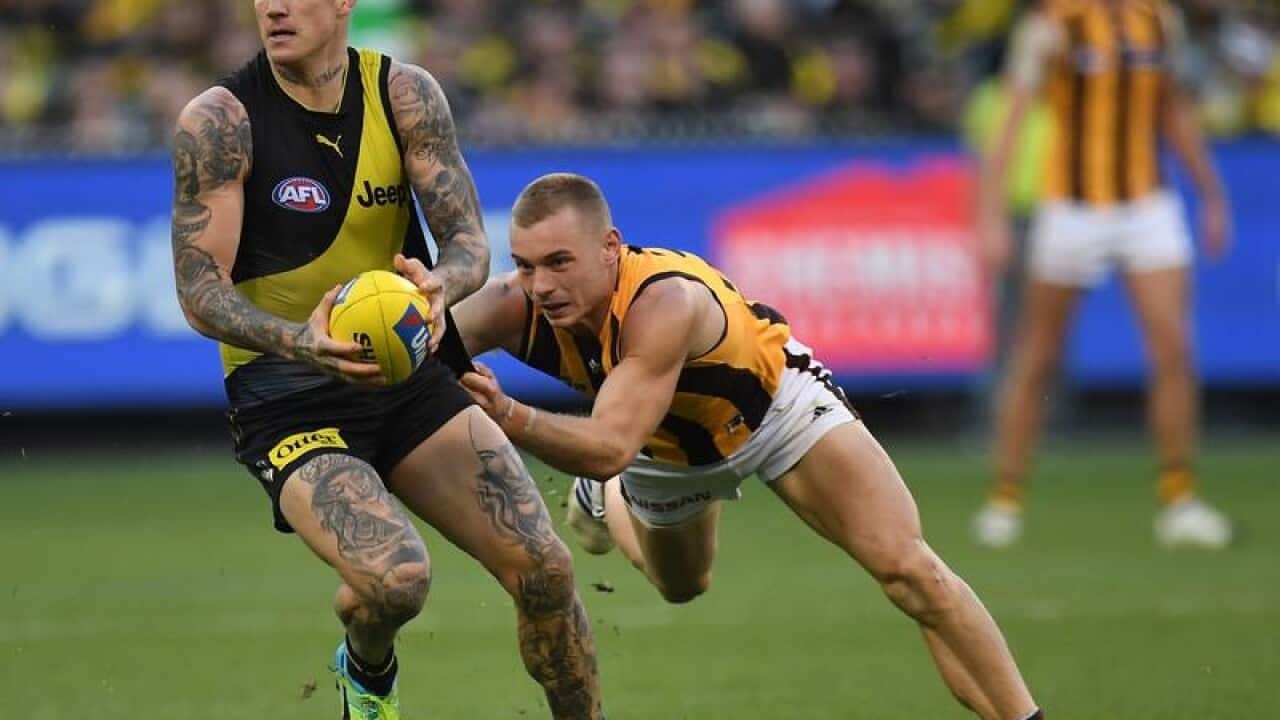 AFL TIGERS HAWKS DUSTIN MARTIN