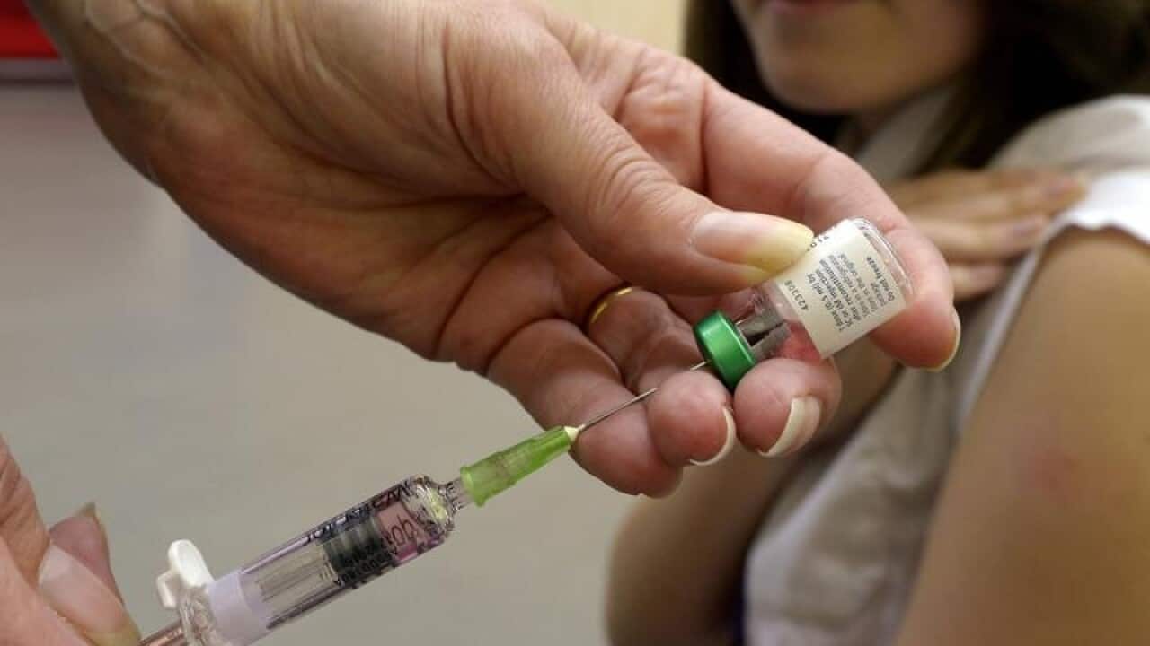 measles vaccination