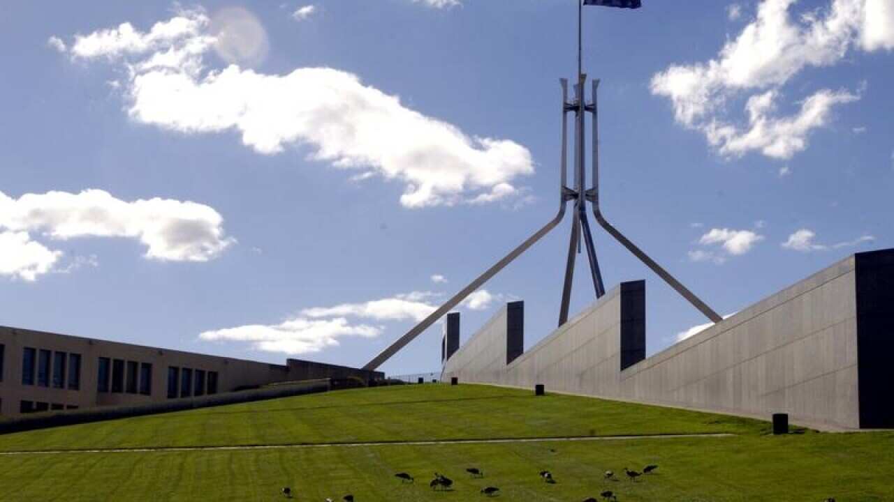 Parliament House in Canberra