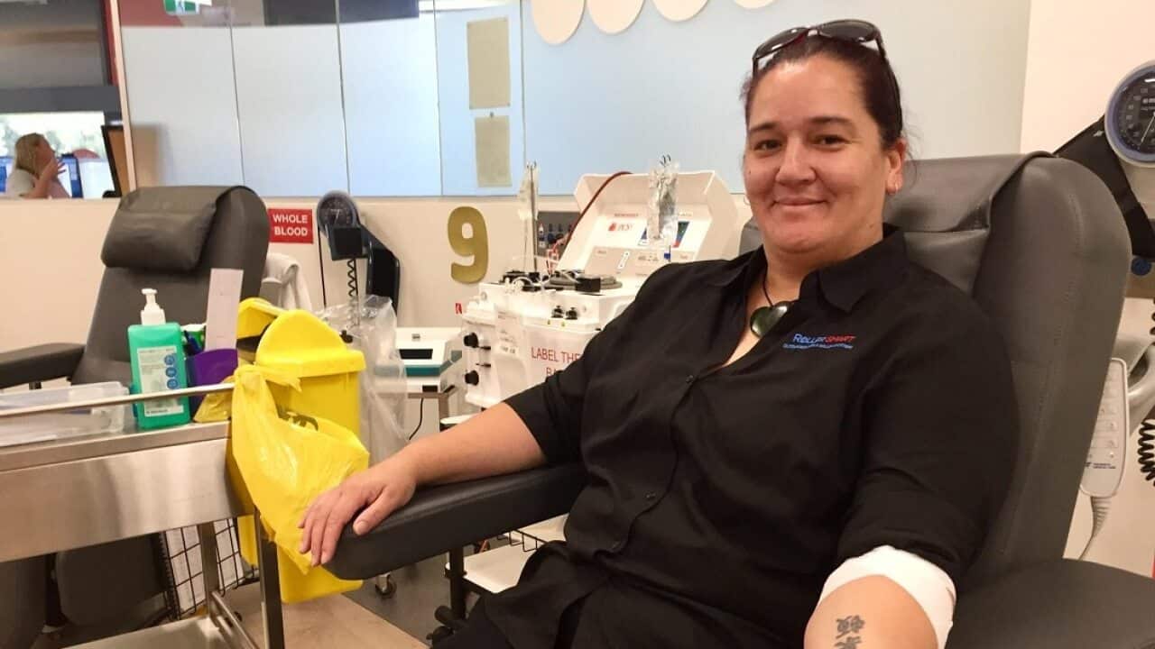 Maori woman Lauretta Te Moananui is a regular blood and plasma donor.