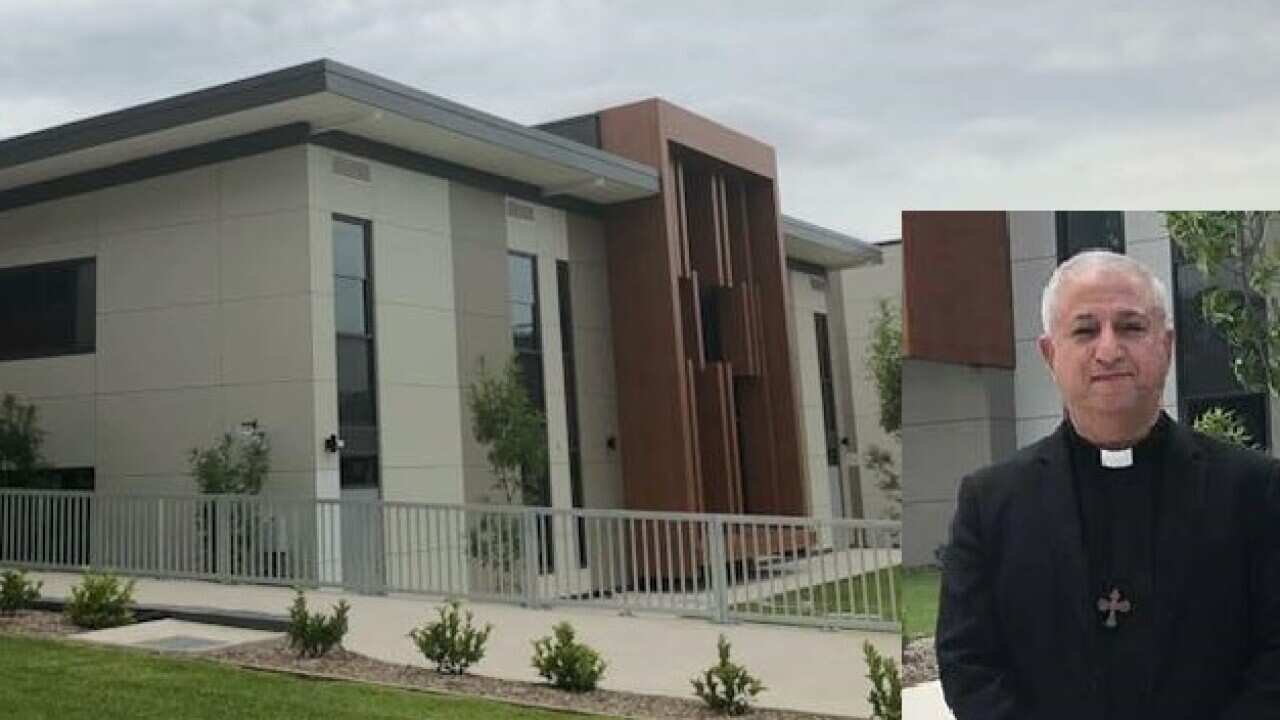 Rev. Shamuel Shamuel the chaplain of St. Narsai Assyrian Christian College