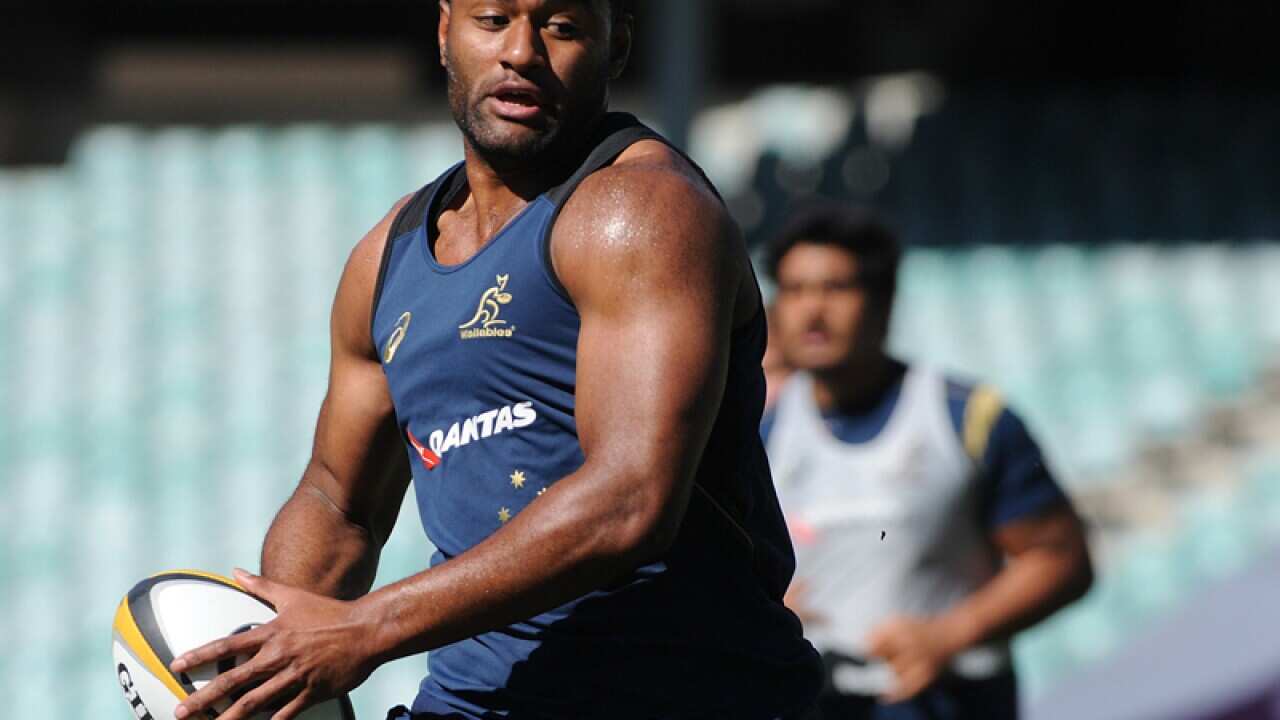 Wallabies No.8 Wycliff Palu