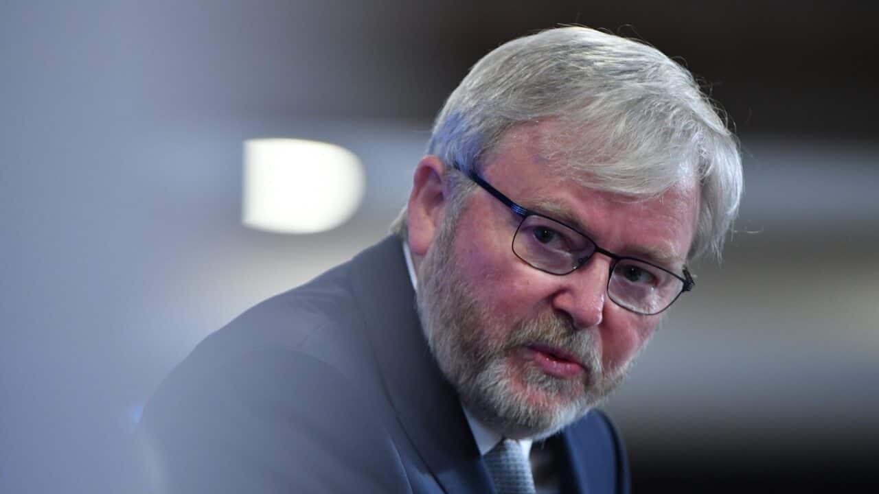Former prime minister Kevin Rudd.