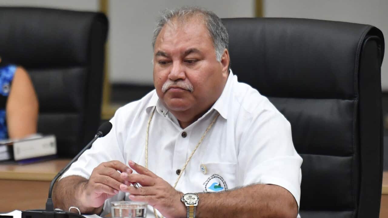 Nauru's President Baron Waqa.