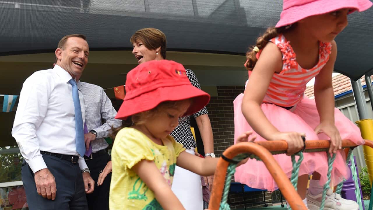 Australian Prime Minister Tony Abbott and his wife Margie.