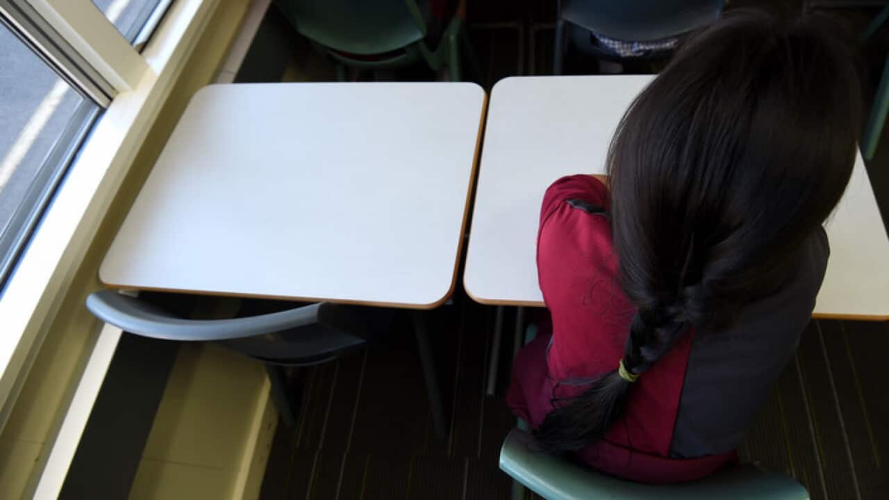 A student at a school that scored well in NAPLAN tests