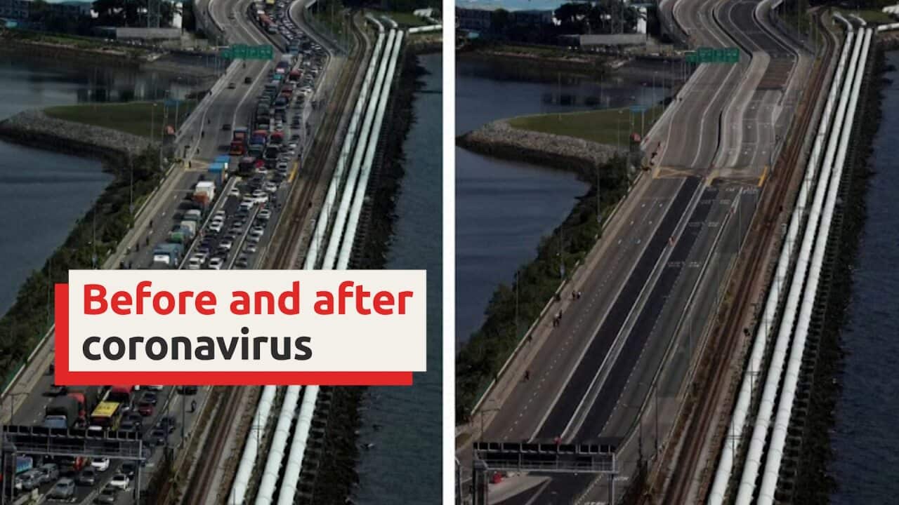 Before and after: Photos show coronavirus impact worldwide