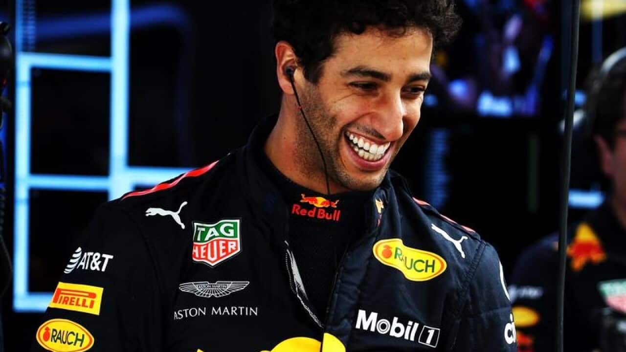 Formula One driver Daniel Ricciardo
