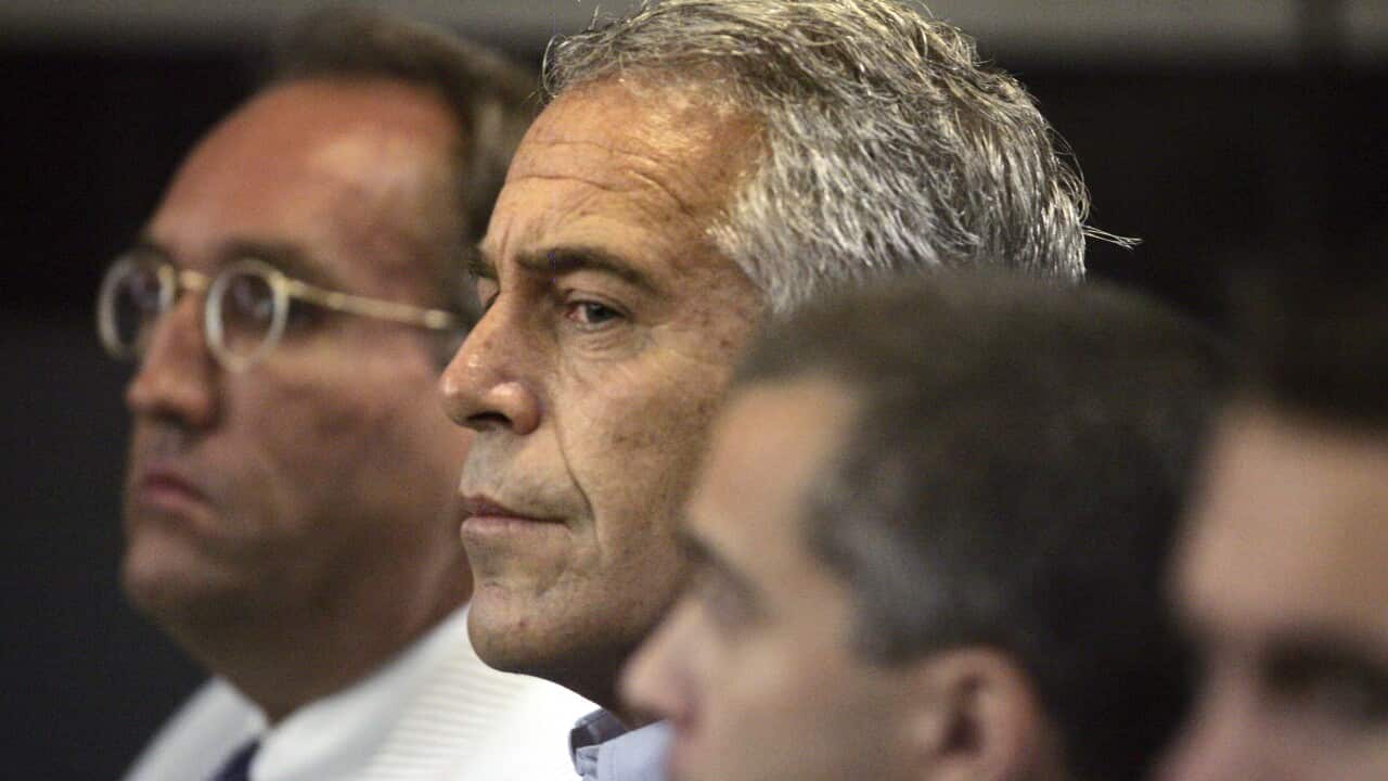 Jeffrey Epstein in court in 2008.