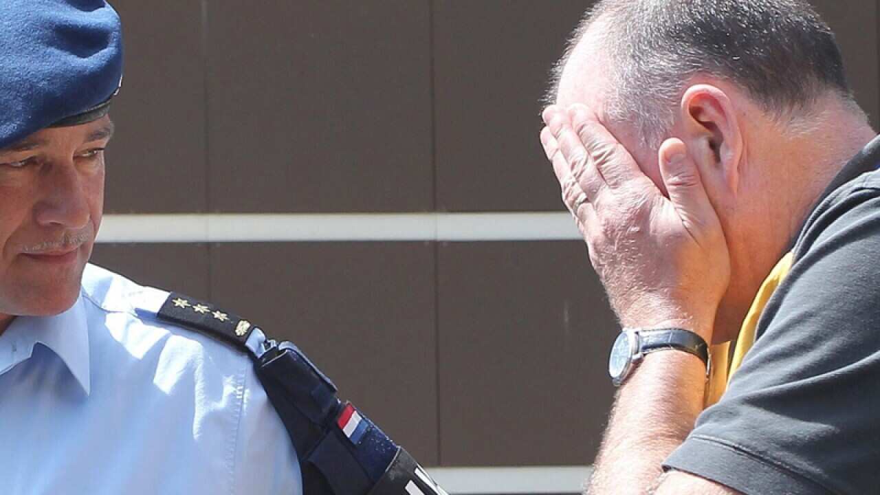 The Dutch and Australian forensic investigation teams in Donetsk