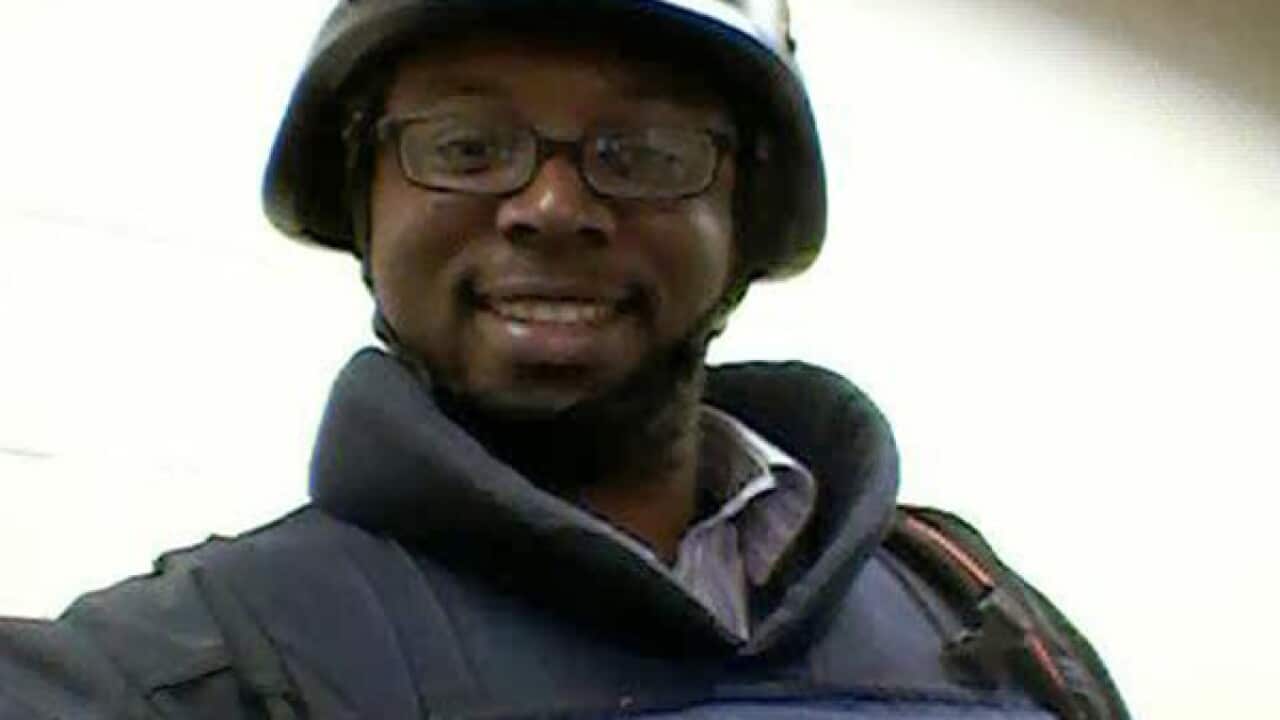 John Mwate, the Adelaide lawyer travelling to Iraq. (AAP)