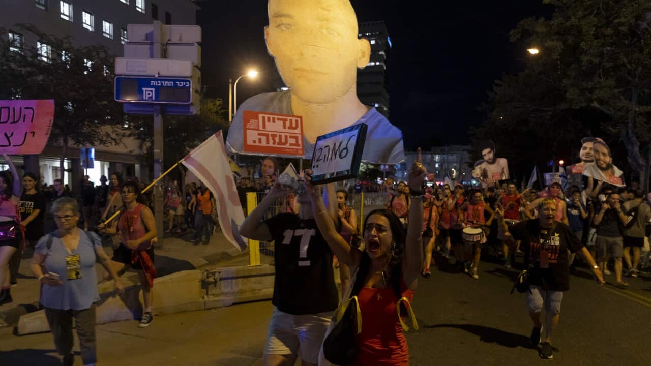 Demonstrators Protest Against Netanyahu's Plans To Expand Occupation In Gaza