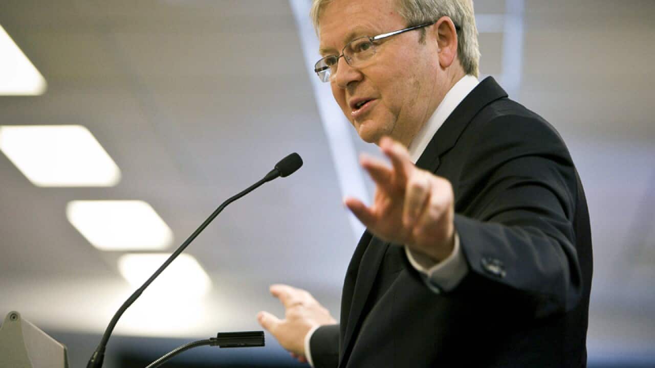 Rudd defends use of Obama strategists