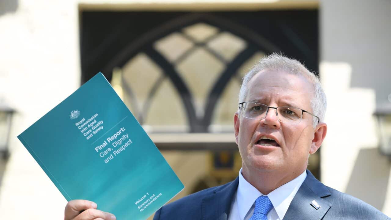 Prime Minister Scott Morrison has delivered the Royal Commission Report into Aged Care during a press conference at Kirribilli House.