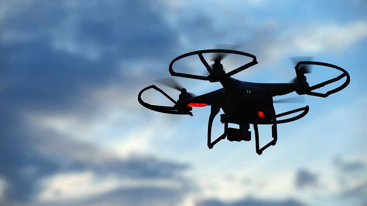 Drone in Flight