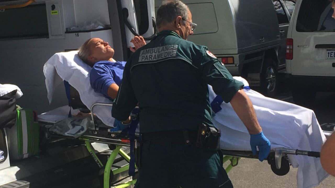 Australian pole vaulter Liz Parnov is rushed to hospital