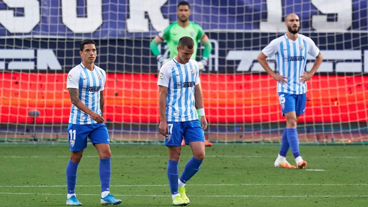 Malaga players