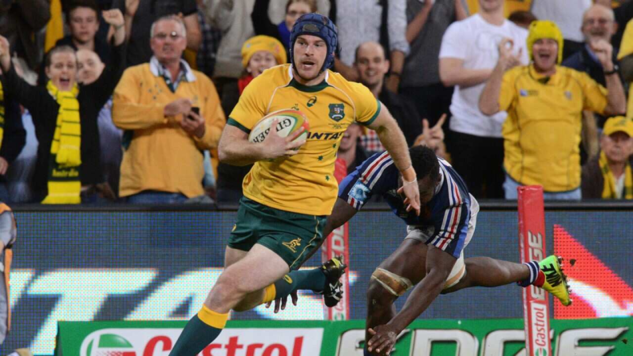 Wallabies winger Pat McCabe