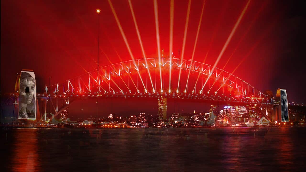 A preview of the welcome to country that will be included in this year's Sydney New Year's Eve celebrations.