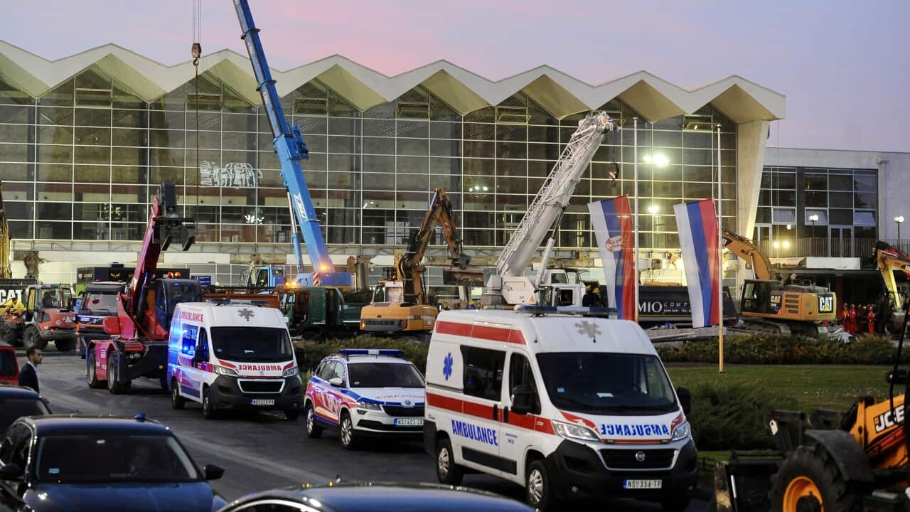 Several killed after a concrete canopy collapses at Novi Sad Railway station