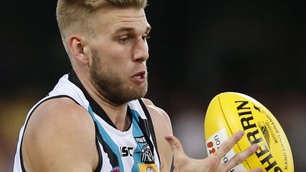 Jackson Trengove of Port Adelaide