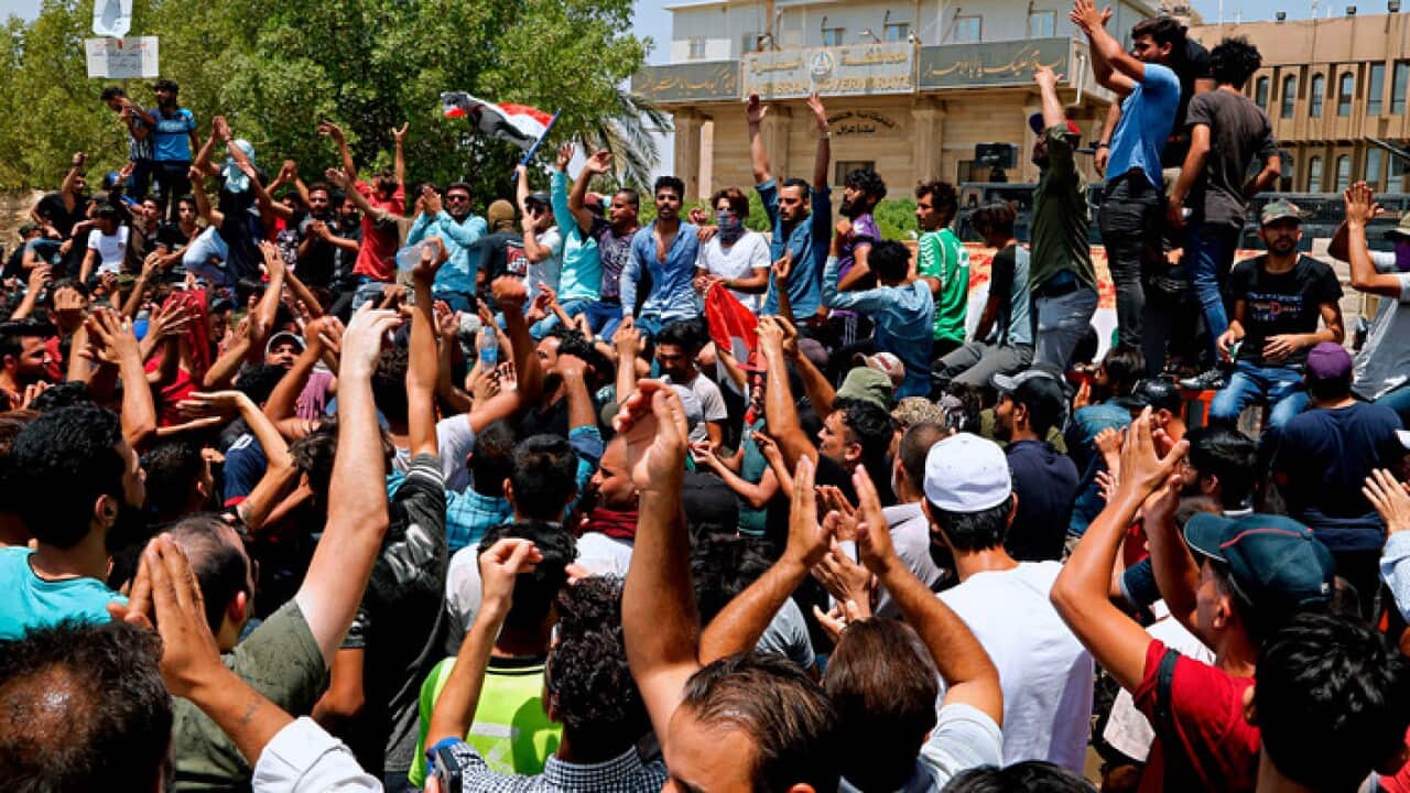 Protests in Basra, Iraq