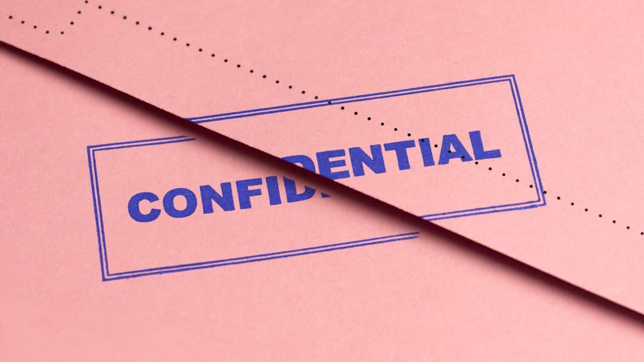 Confidential folder file
