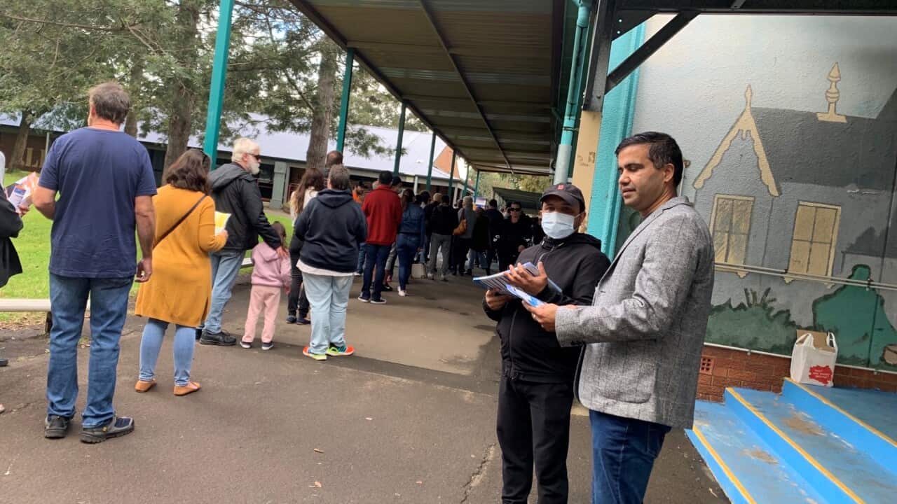 Voters and volunteers in Macarthur electorate