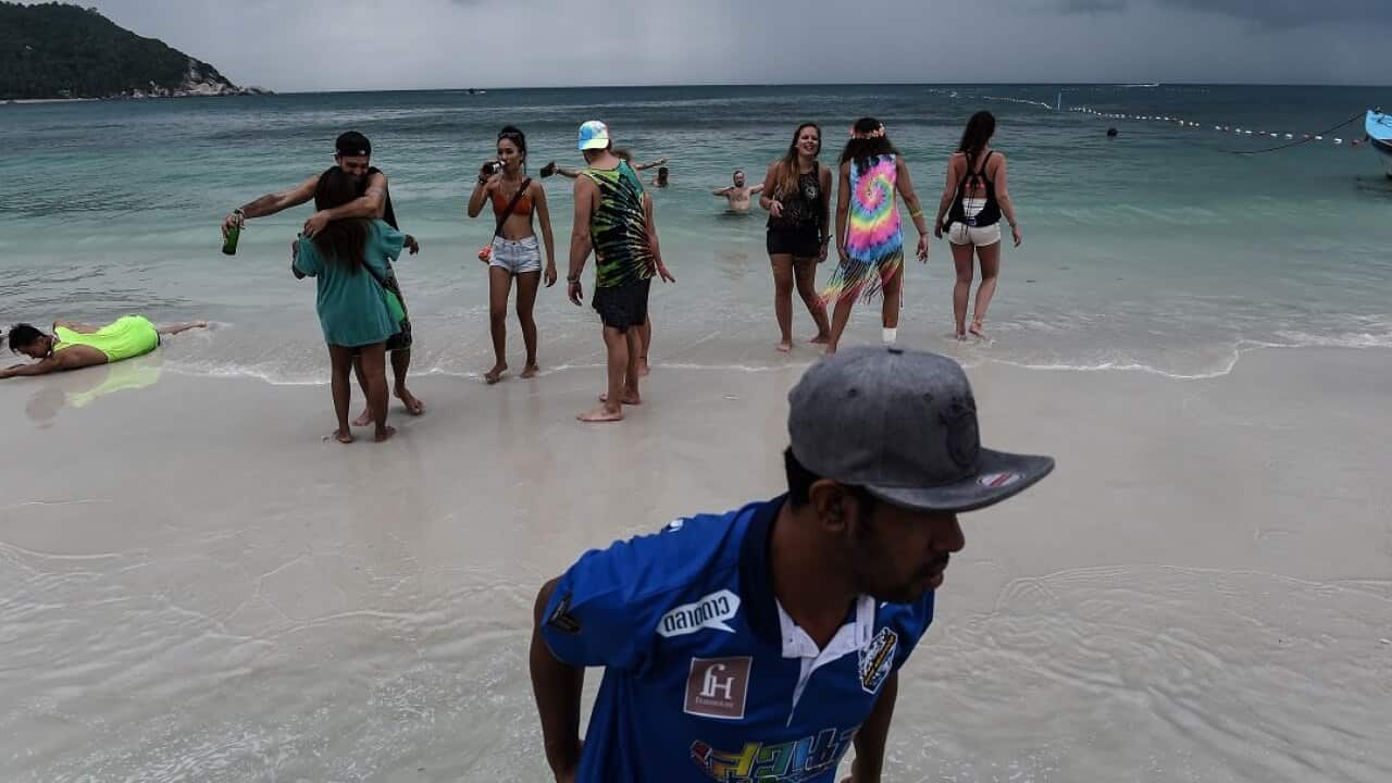 The tropical oasis of Koh Phangan is a popular tourist destination.