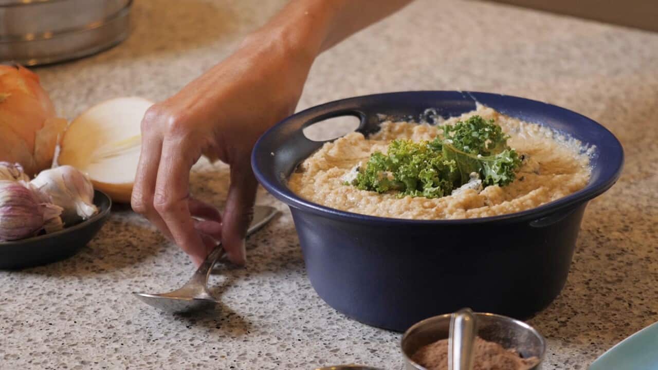 Roast cauliflower and clove soup SBS Food