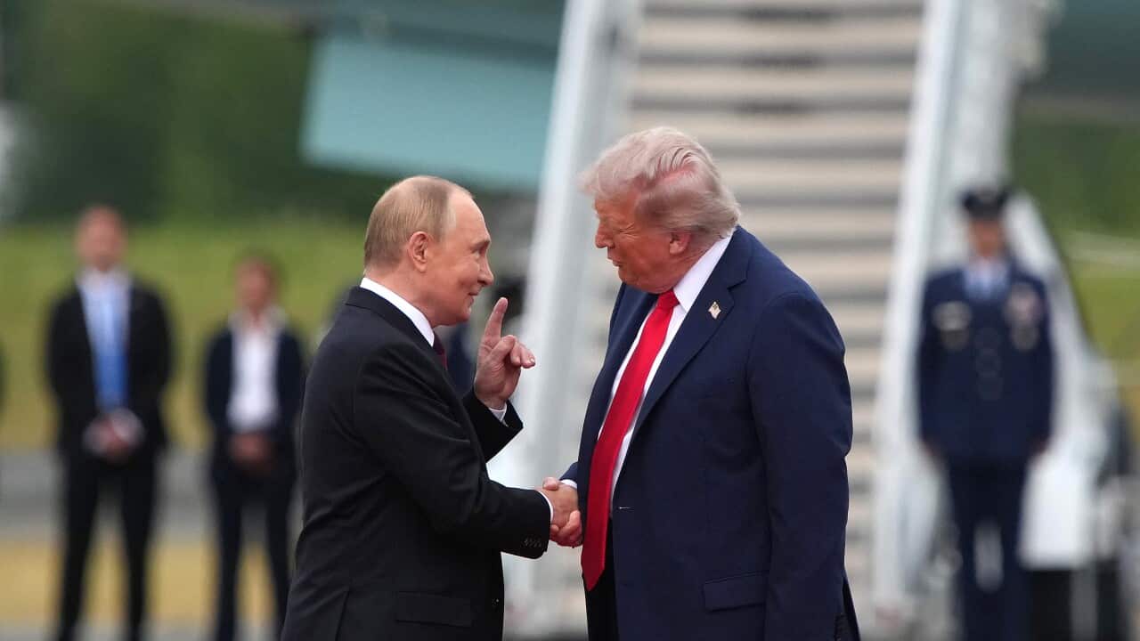 U.S. President Trump And Russian President Putin Meet On War In Ukraine At U.S. Air Base In Alaska