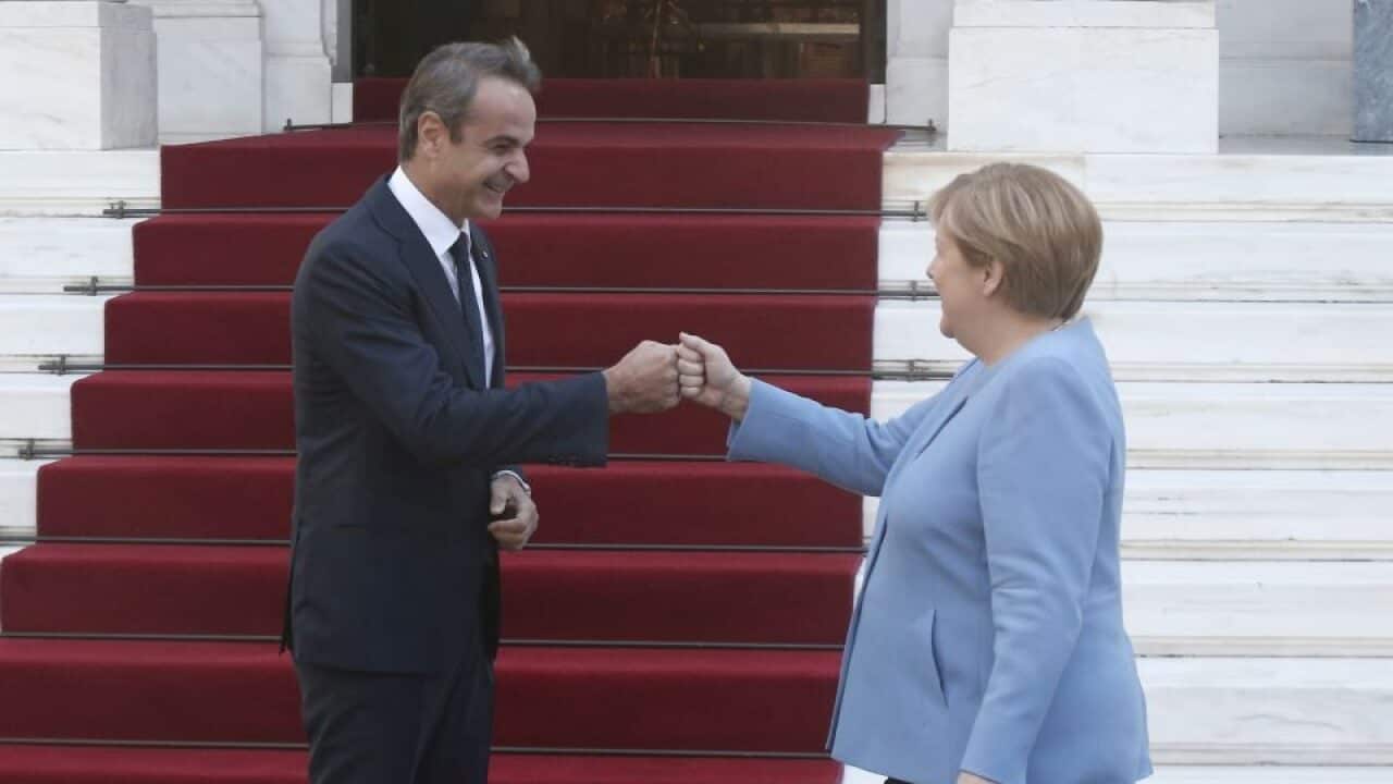Mitsotakis Merkel