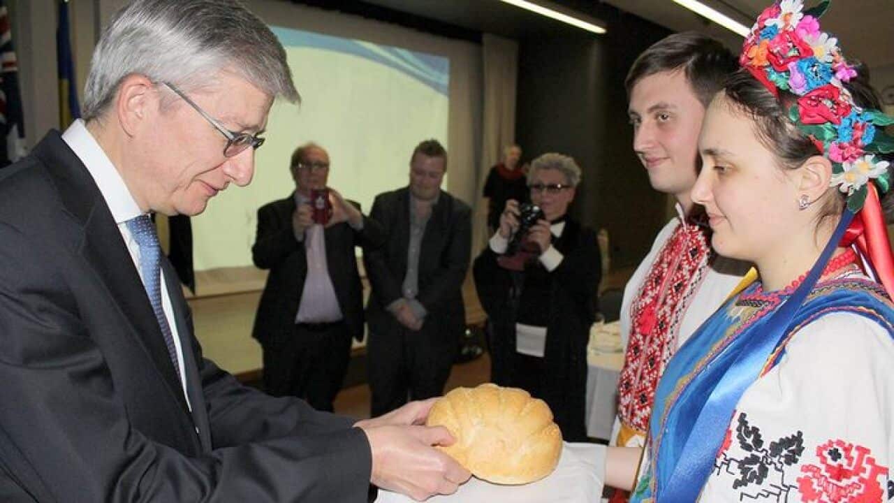 Welcome President of the Ukrainian World Congress (UWC) Evhen Czolij.