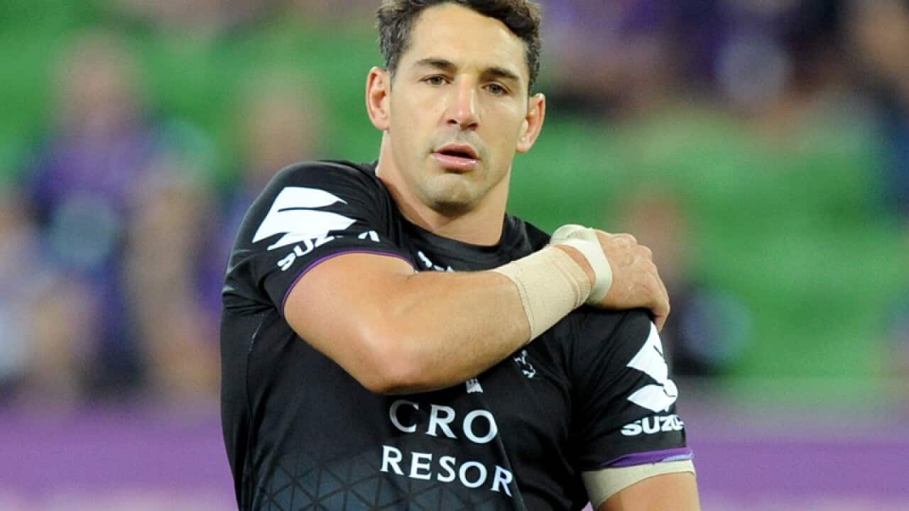 Melbourne Storm fullback Billy Slater