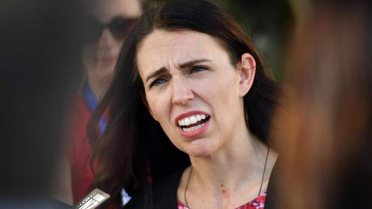 NZ Prime Minister Jacinda Ardern.