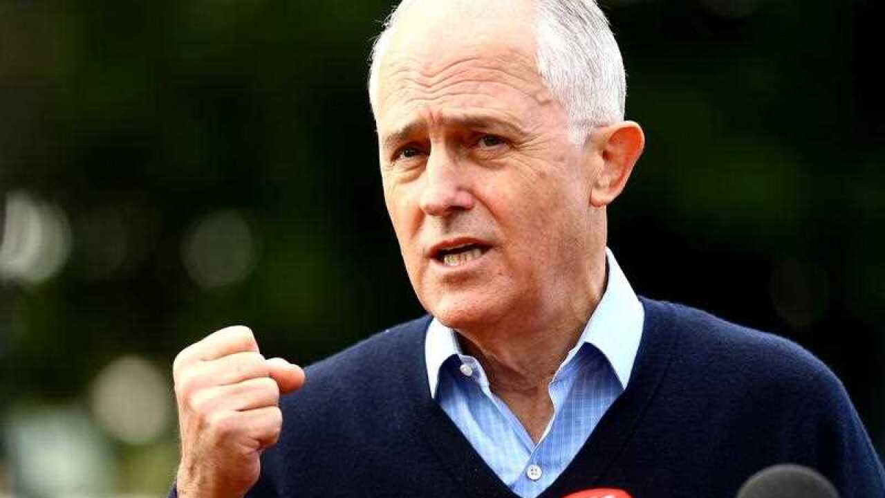 Prime Minister Malcolm Turnbull speaks during a press conference in Sydney