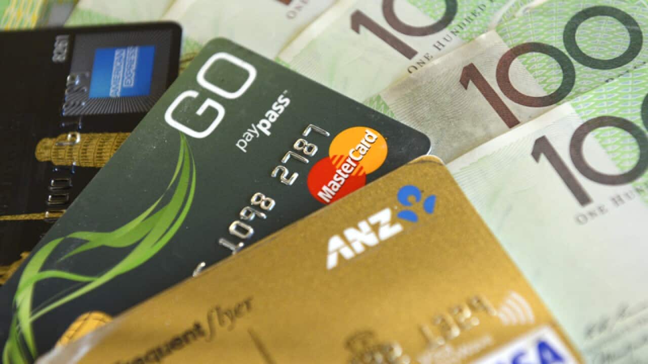 Credit cards and Australian notes