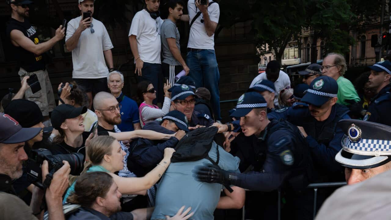 HERZOG AUSTRALIA VISIT PROTEST