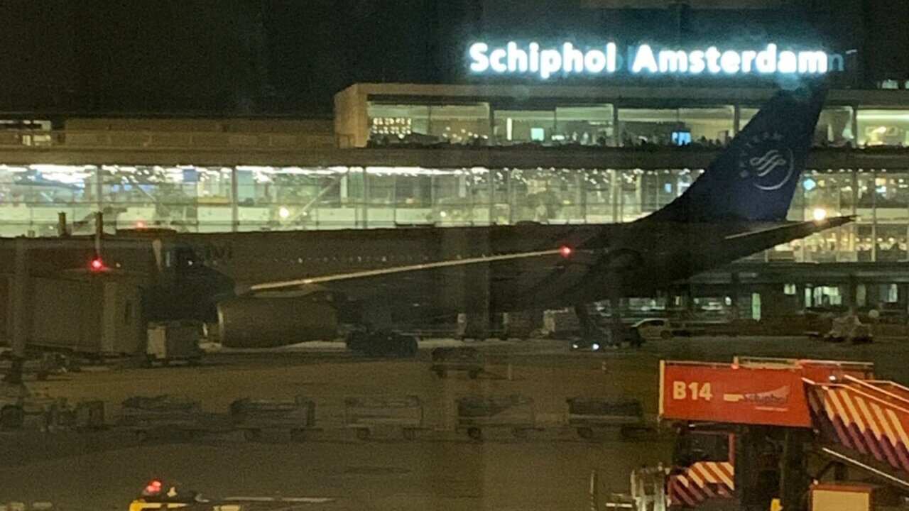 Dutch police sprung into action after a false alarm triggered a "suspicious situation" on a plane at Amsterdam's Schiphol airport.