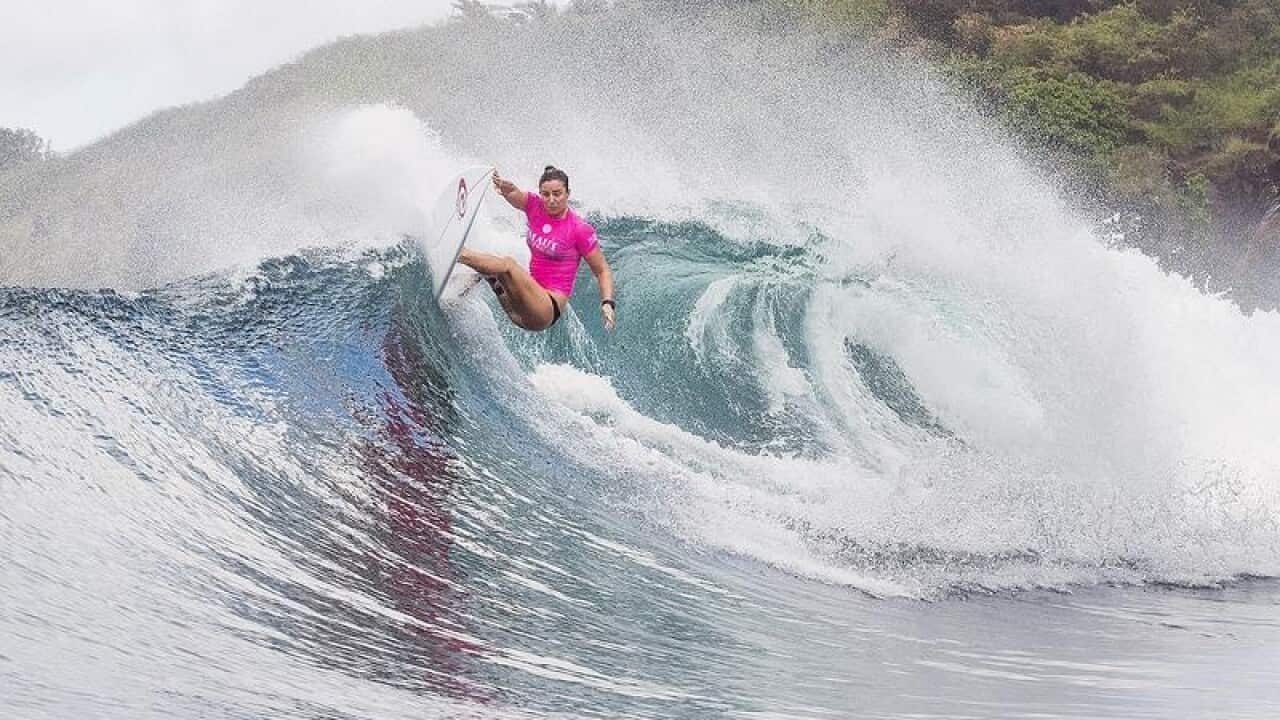 Australian surfer Tyler Wright