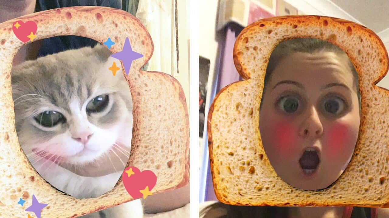 Snapchat bread filter