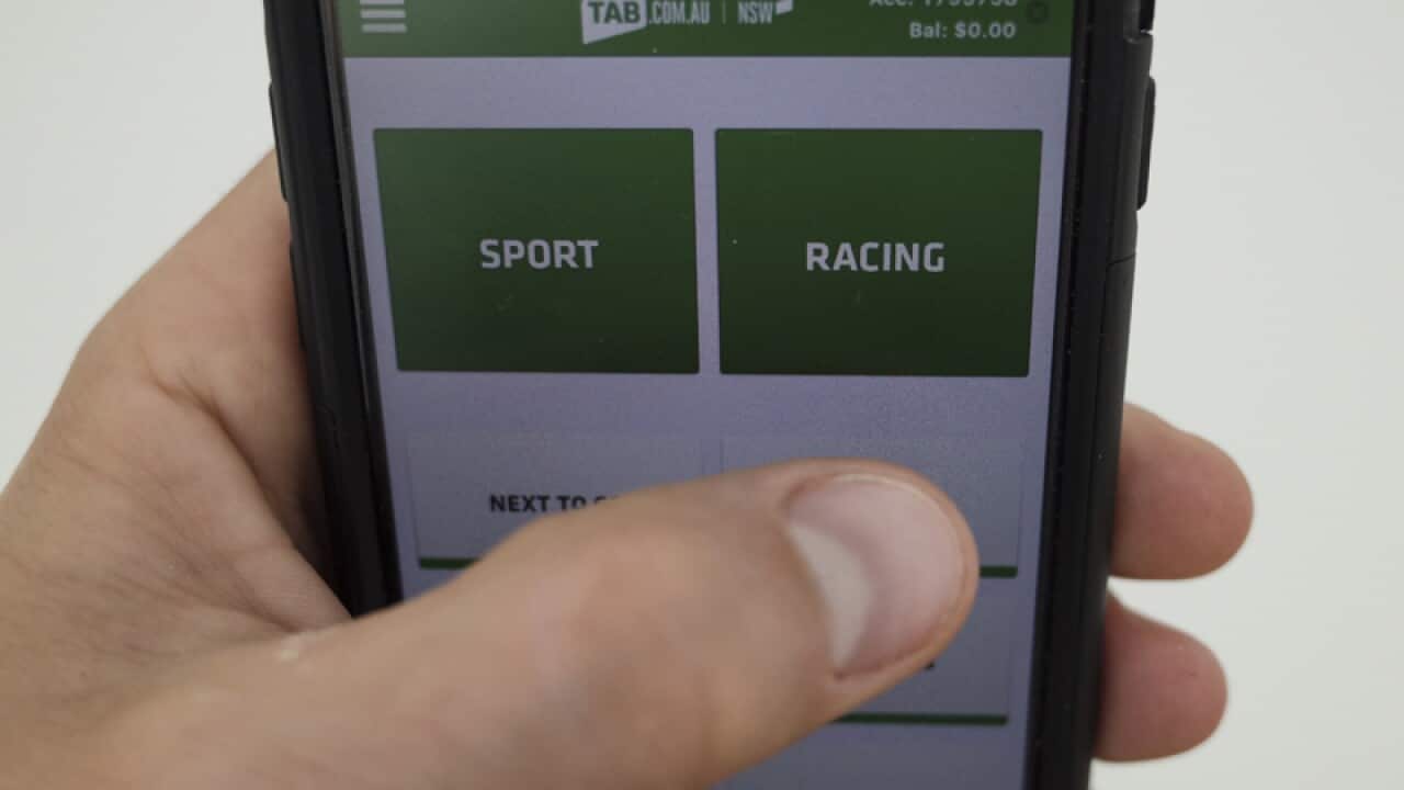 The TAB online betting application