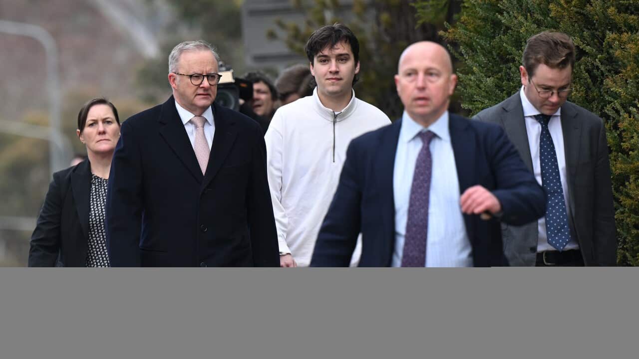 ANTHONY ALBANESE PARLIAMENT HOUSE ARRIVAL