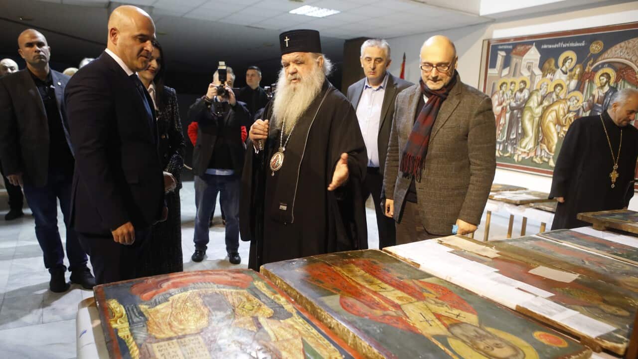 North Macedonia Albania Stolen Icons