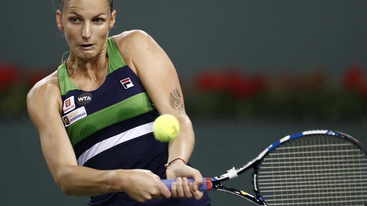Karolina Pliskova of the Czech Republic