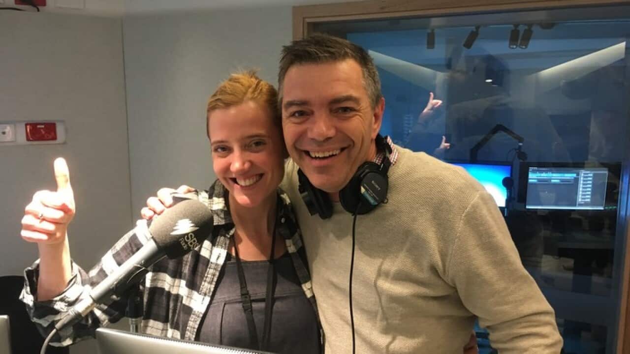 Spiridon Papastefanou and Francesca Valdinoci at SBS